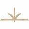 Ekena Millwork Redmond Rough Sawn Timber Gable Bracket, Douglas Fir, 72"W x 33"H x 4"D x 4"F, 11/12 Pitch GBW072X33X0404RED00RDF - alternate 1